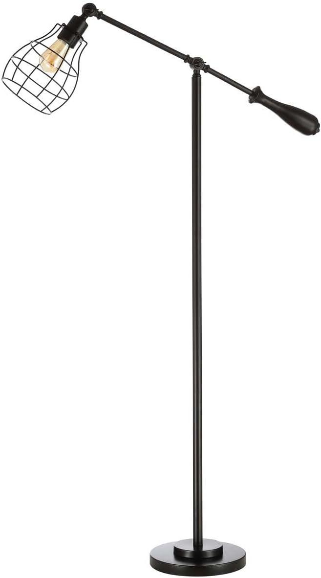 Brice Floor Lamp - Black - Safavieh