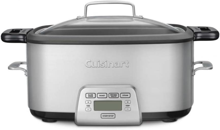 Blue 6.3 Qt Cast Aluminum Multi-Cooker with Digital Display and Timer