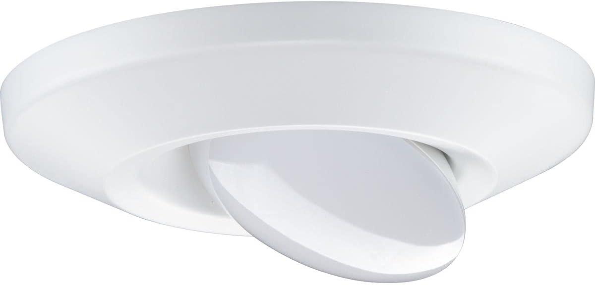 Progress Lighting, Intrinsic Collection, 1-Light Surface Mount, Satin White, Eyeball Downlight