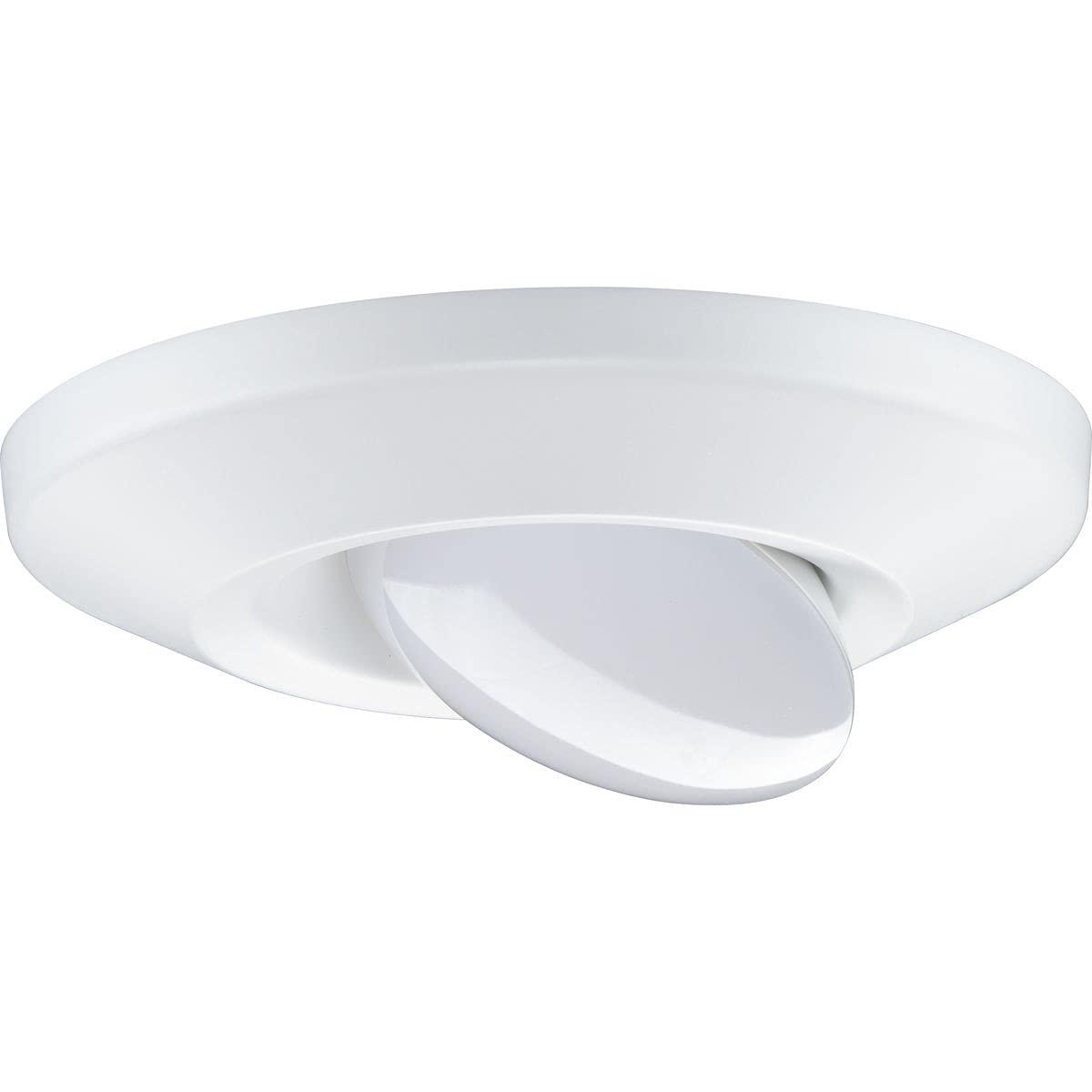 Progress Lighting, Intrinsic Collection, 1-Light Surface Mount, Satin White, Eyeball Downlight