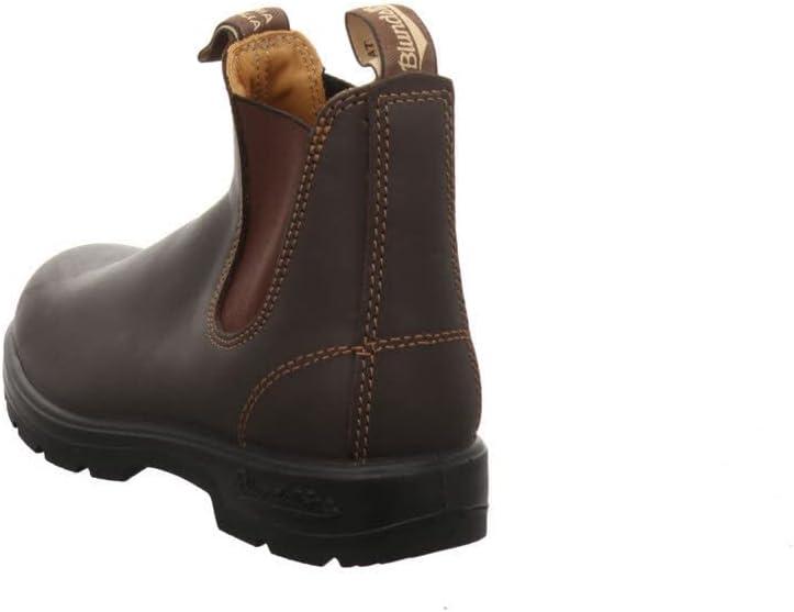 Blundstone 550 Unisex Chelsea Boots, Premium Water Resistant Leather with a Cushioned Midsole and Elastic Side For Men and Women, Walnut Brown 10 AU