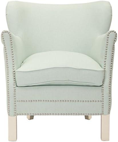 Jenny Arm Chair - MCR4543 - Robins Egg Blue - Safavieh