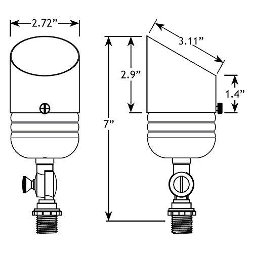 VOLT Brass Landscape Lighting Kit (8 Spotlights, 4 Path Lights)