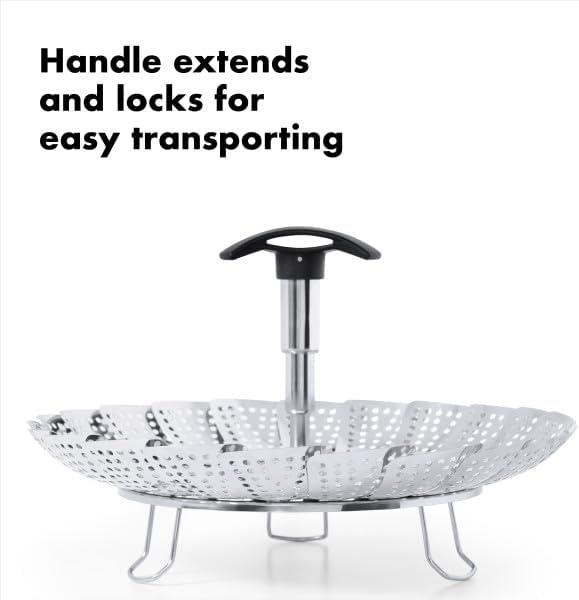 OXO ® Stainless Steel Steamer with Extendable Handle