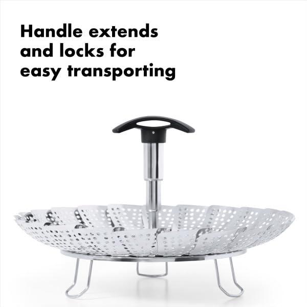 OXO ® Stainless Steel Steamer with Extendable Handle
