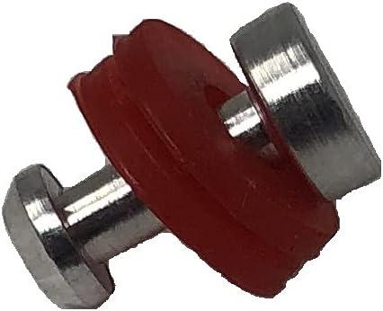 Prestige Visual Pressure Indicator Safety Valve for Stainless Steel Deluxe Alpha Pressure Cookers, Red, Small, 60655
