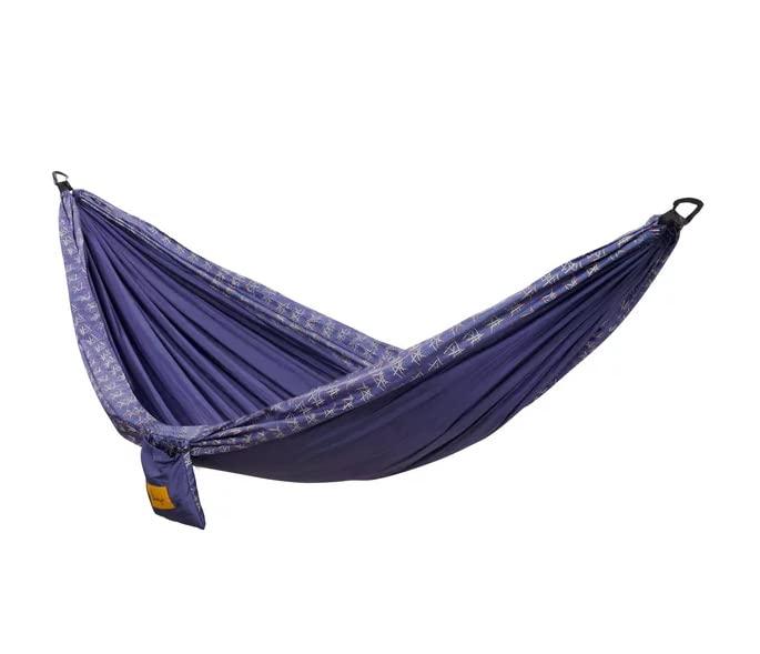 Slumberjack Fireside 1 Person Hammock With Tree Saver Straps - Blue, 110in x 50in