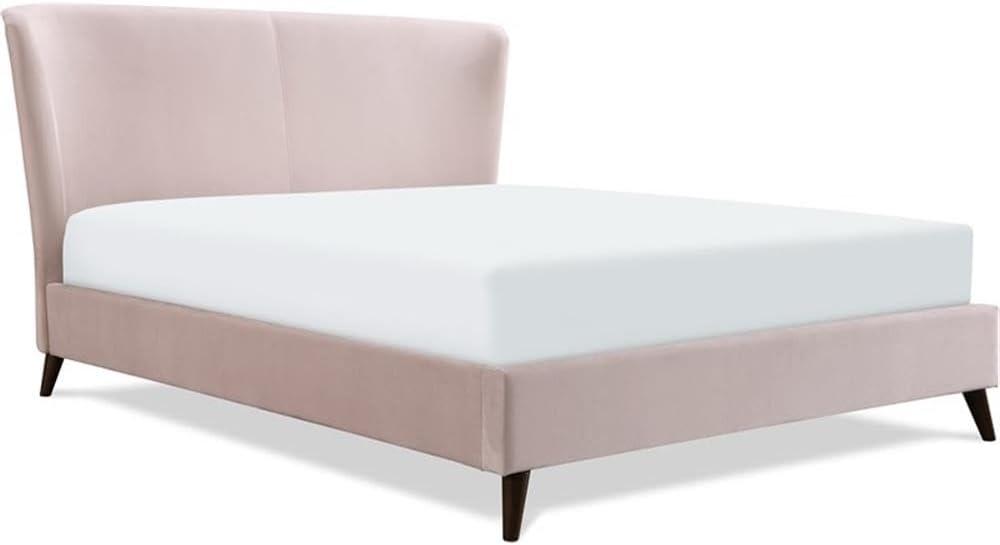 Adore Decor Adele Jupiter Wingback Upholstered Platform Bed