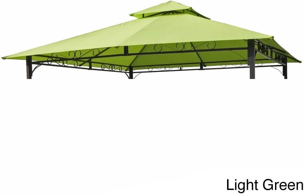 10 ft. Gazebo Canopy St. Kitts Replacement Top, Light Green