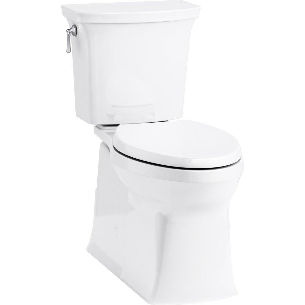 Corbelle™ 1.28 GPF Water Efficient Elongated Two-Piece toilet (Seat Not Included)