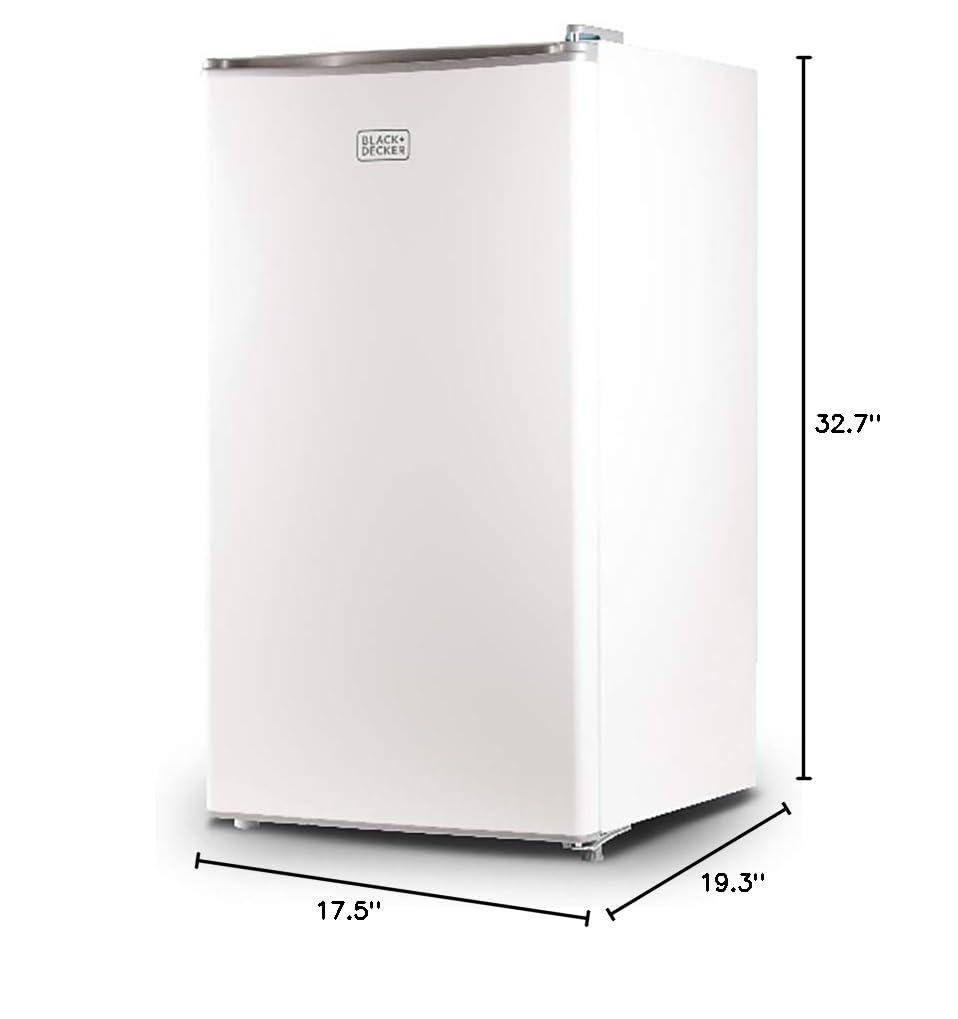 BLACK+DECKER 3.2 cu. ft. Freestanding Mini Fridge with Freezer