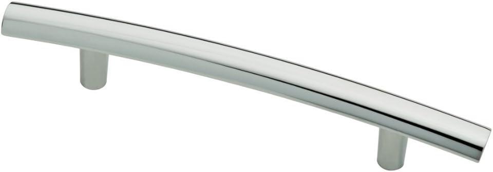 Polished Chrome 6-Inch Modern Arch Cabinet Pull