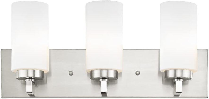 Livex Lighting West Lake 3 - Light Vanity in  Brushed Nickel