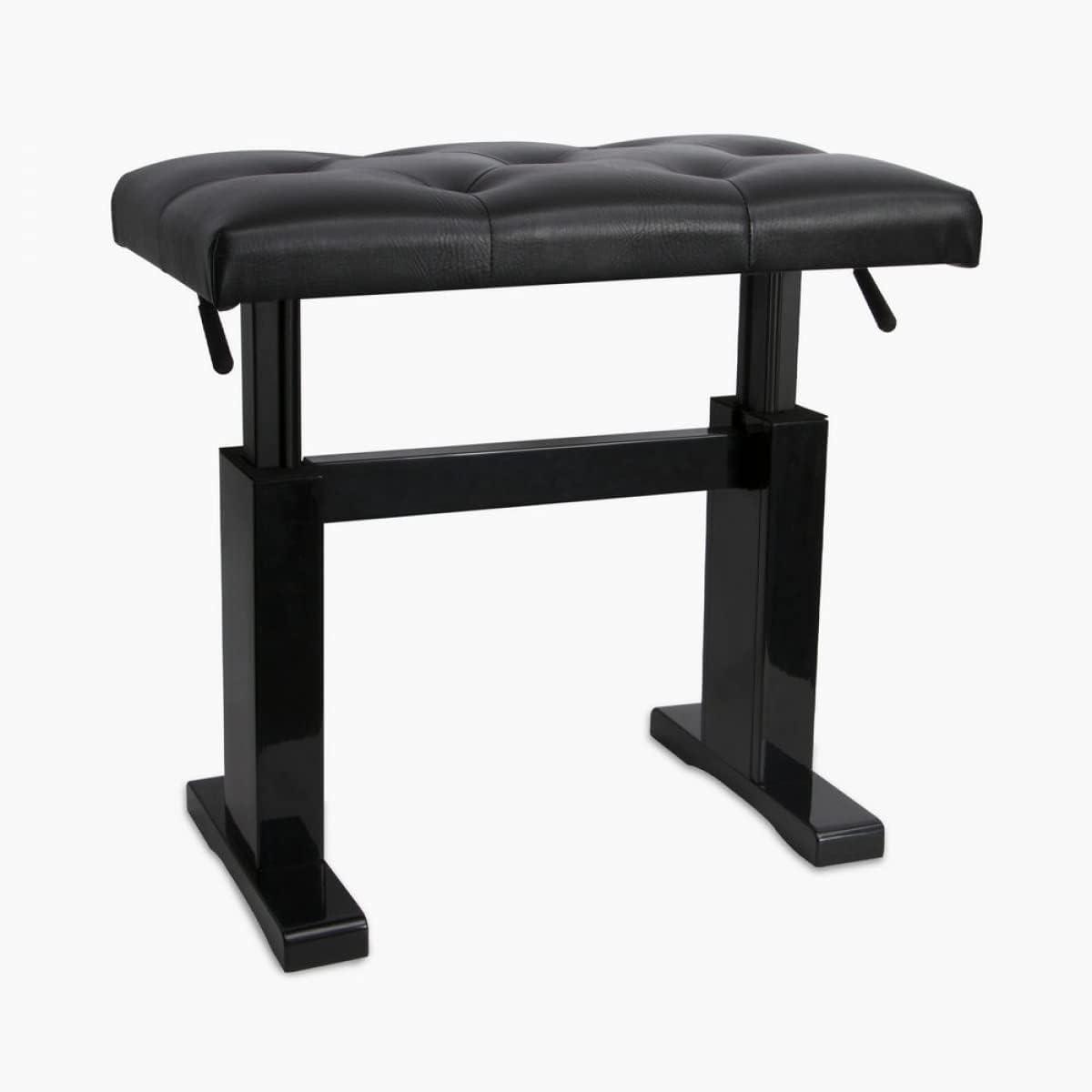 On-Stage Height Adjustable Piano Bench Black