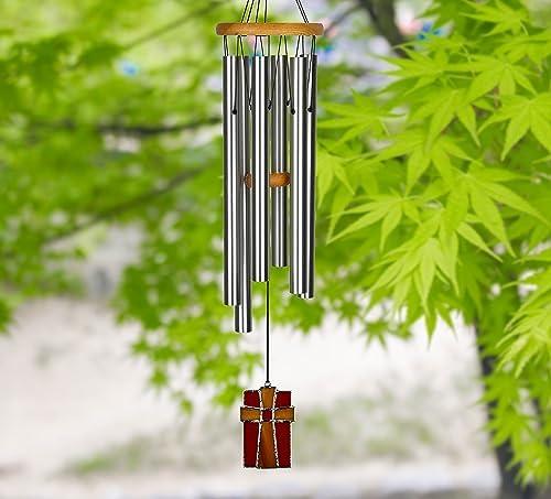 Woodstock Windchimes Original Amazing Grace Chime, Wind Chimes For Outside, Wind Chimes For Garden, Patio, and Outdoor Decor, 28"L
