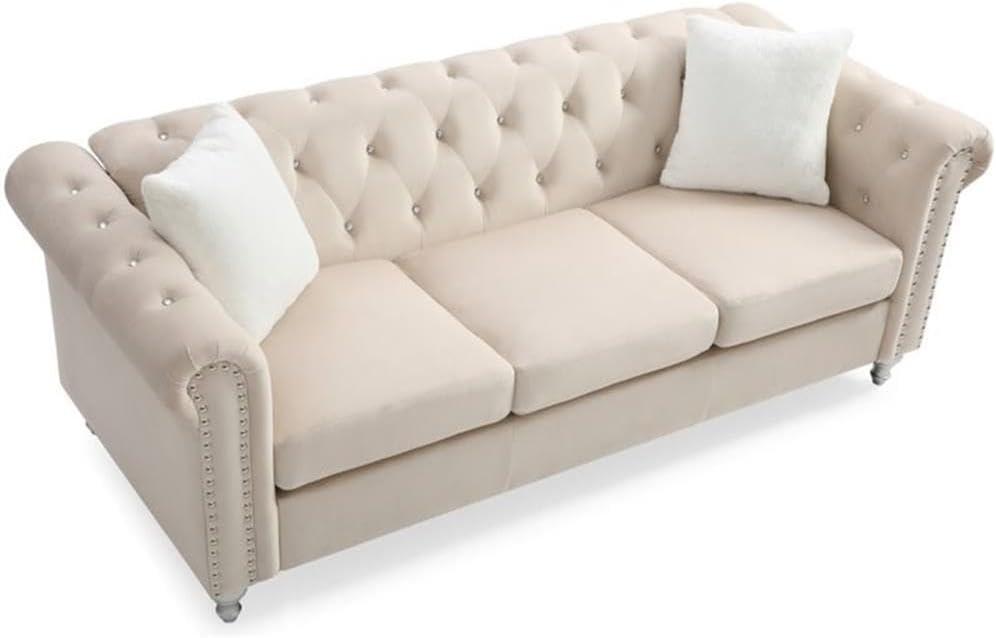 Glory Furniture Bailey 65'' Velvet Loveseat