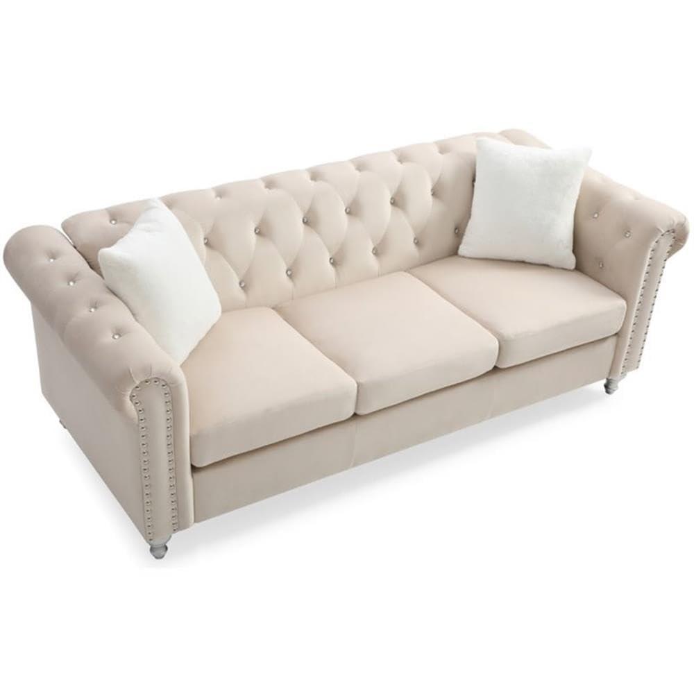 Glory Furniture Bailey 65'' Velvet Loveseat