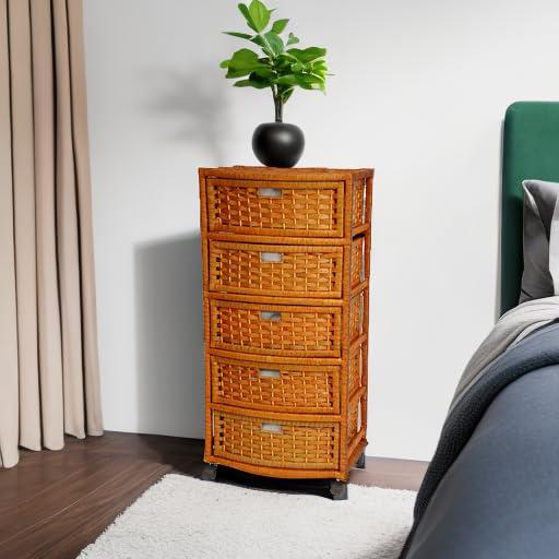 Bay Isle Home™ Reyna 5 Drawer Storage Drawer