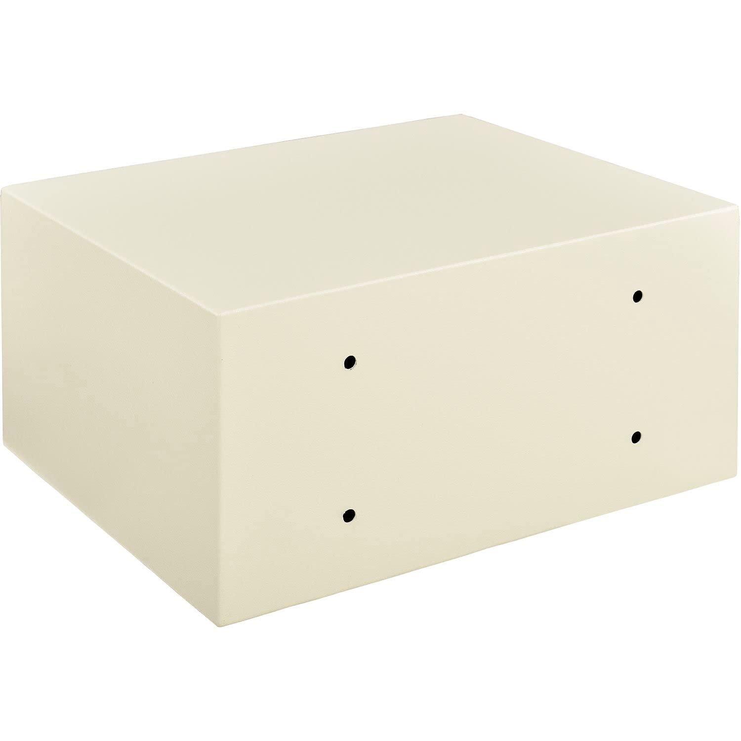 Global Industrial Personal Hotel Safe Electronic Lock with Card Slot Keyed Alike, White - 18 x 15 x 9 in.