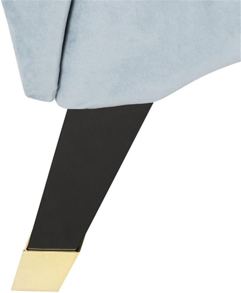 Caiden Chaise - FOX6284 - Slate Blue/Black - Safavieh