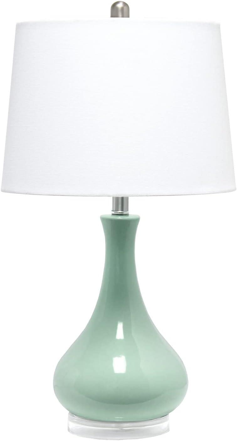 Droplet Table Lamp with Fabric Shade - Lalia Home