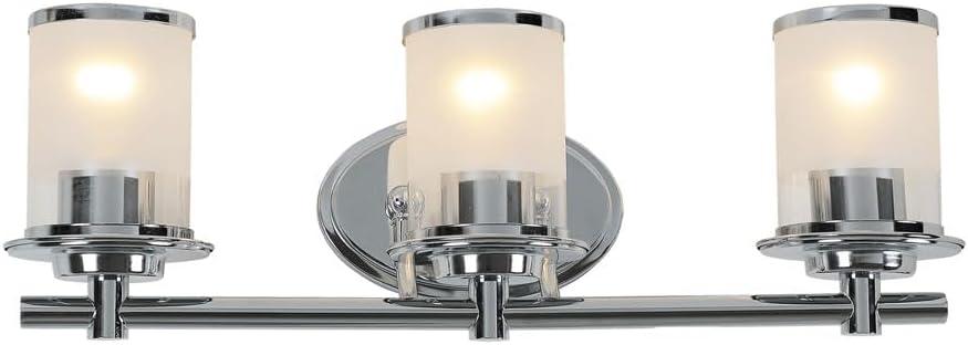 DESIGNERS FOUNTAIN 3-Light Essence Bathroom Vanity Lights Fixture, 23.25 Inch Wall Mount Sconce for Bedroom or Over Mirror, Old Satin Brass, 6693-OSB