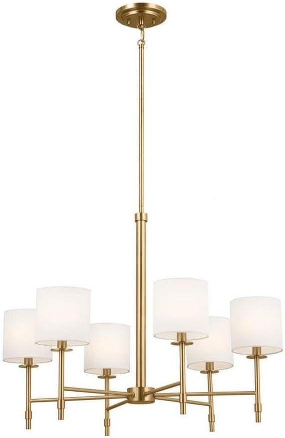 Kichler Lighting Ali 6 - Light Chandelier in  Brushed Natural Brass