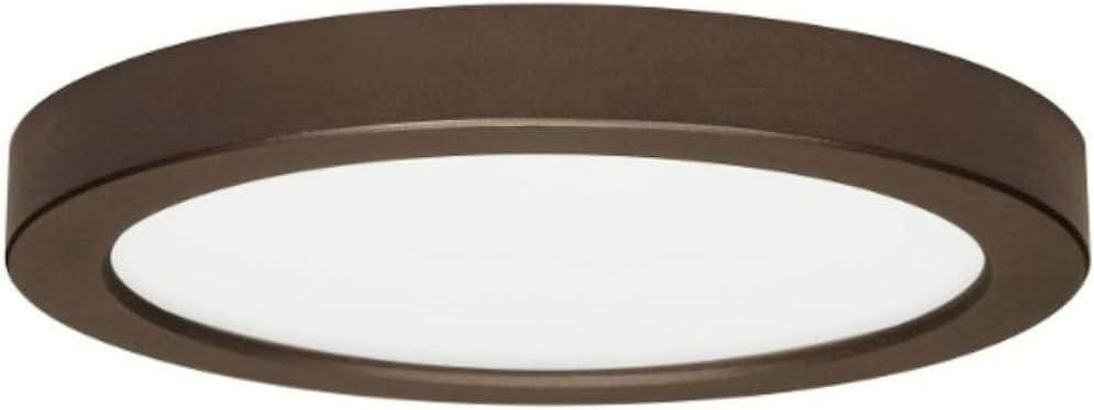 Satco S29338 Transitional LED Flush Mount in Bronze/Dark Finish, 9.00 inches