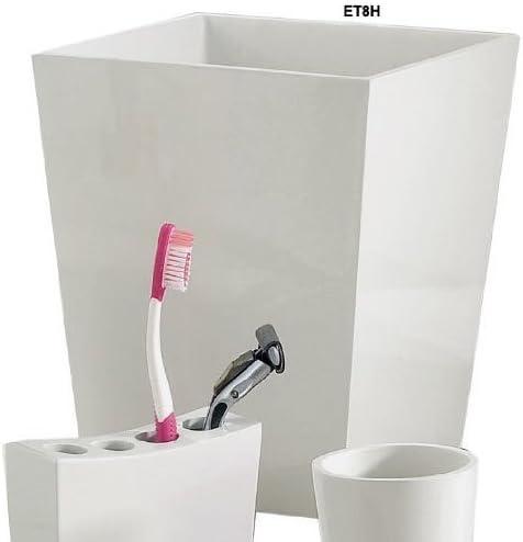 Elegant Wastebasket White - Nu Steel