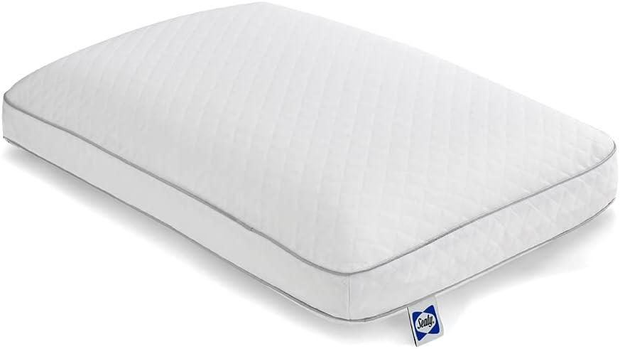 Standard White Memory Foam Hypoallergenic Bed Pillow Set