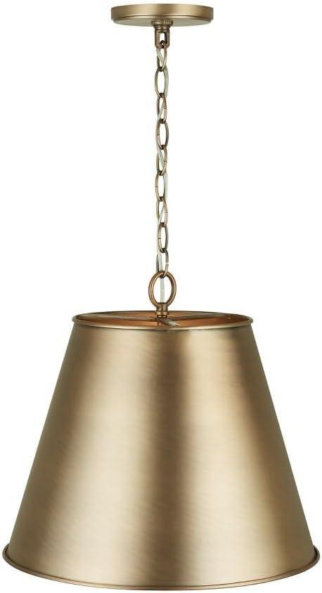 Independent 1 - Light Aged Brass Single Pendant