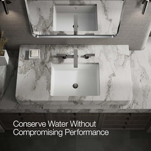 Composed Minimalist Chrome Widespread Bathroom Faucet