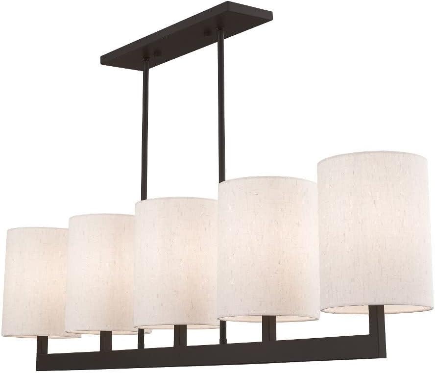 Livex Lighting Hayworth 5 - Light Chandelier in  Bronze