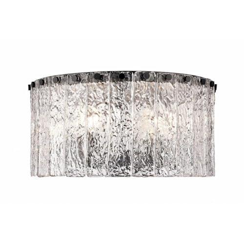 Z-Lite Glacier 5 - Light Flush Mount in  Matte Black