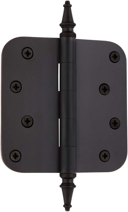 Oil-Rubbed Bronze 4" Steeple Tip Residential Door Hinge