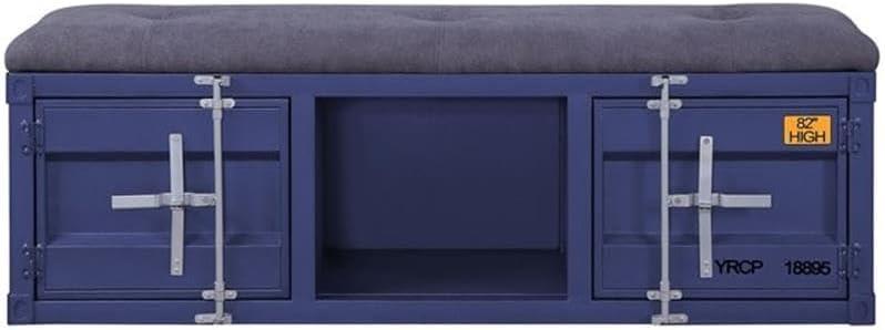 Acme Cargo Fabric Upholstered Storage Bench