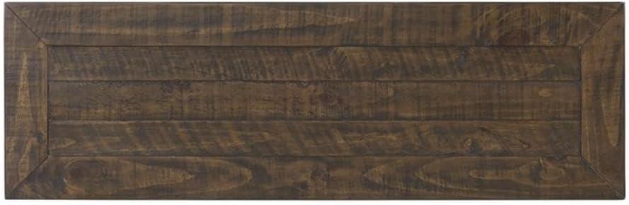 Martin Svensson Home Monterey 50" Sofa Console Table, Cream White and Brown