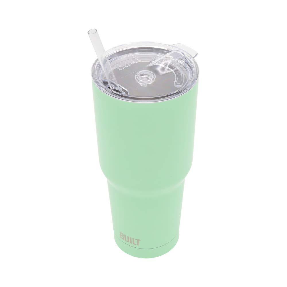 30 Ounce Mint Green Double Walled Stainless Steel Travel Tumbler