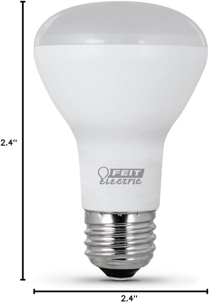 Soft White Frosted LED Dimmable Reflector Bulbs, 2-Pack