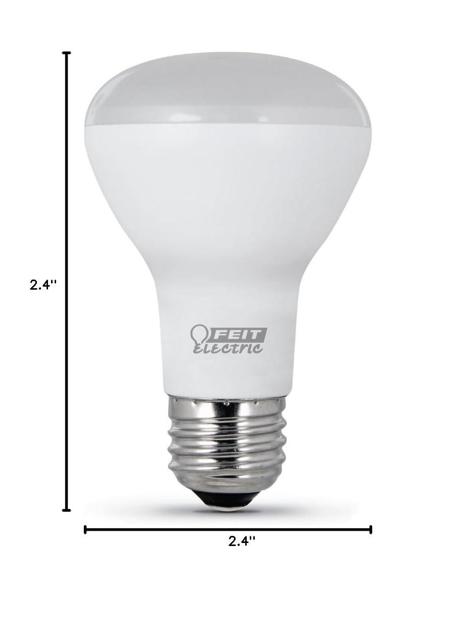 Soft White Frosted LED Dimmable Reflector Bulbs, 2-Pack