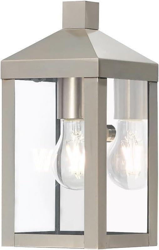 Livex Lighting Nyack 1 - Light Wall Light in  Brushed Nickel