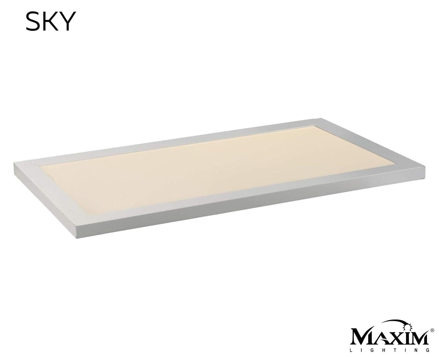 Maxim Lighting - LED Flushmount - Flush Mount - Sky Panel-22W 3000K 1 LED Flush