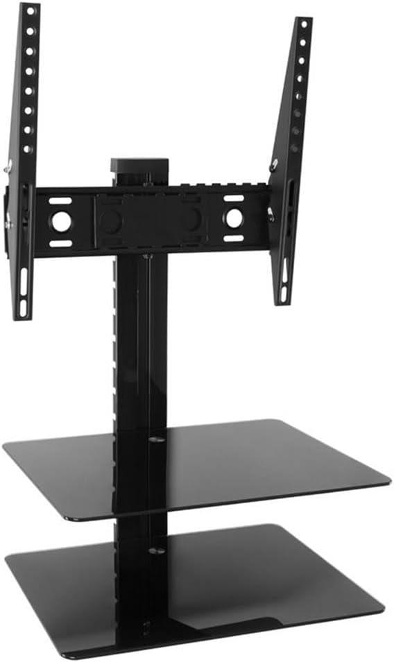 AVF ESL422B-T Tilt and Turn TV Mount with 2 AV Shelves, and Cable Management System for 25-Inch to 47-Inch TV - Black