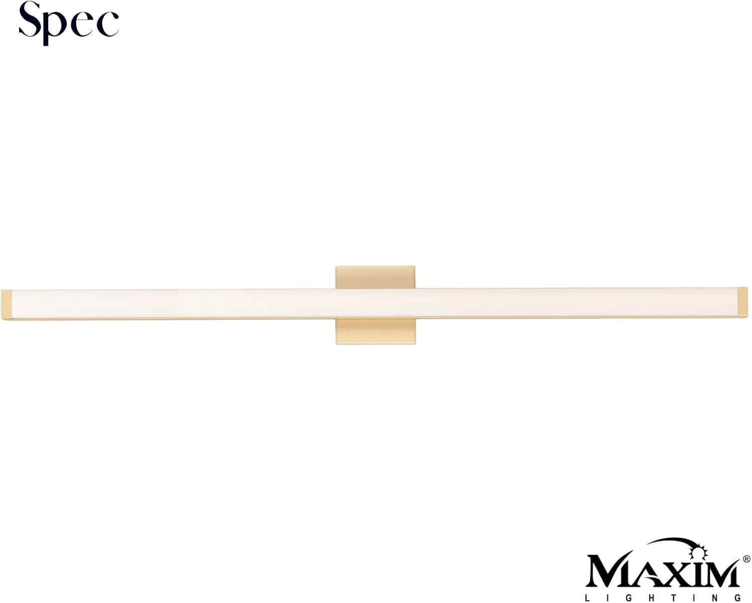 52008GLD-Maxim Lighting-Spec-LED Bath Vanity Light-Minimalistic Contemporary Style-Gold Finish-48 Inch Size