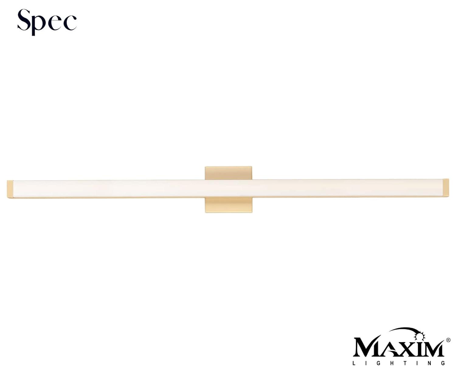 52008GLD-Maxim Lighting-Spec-LED Bath Vanity Light-Minimalistic Contemporary Style-Gold Finish-48 Inch Size