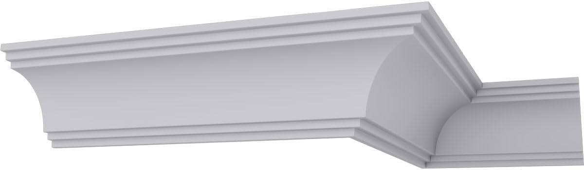 Ekena Millwork 5 7/8"H x 5 7/8"P x 8 3/8"F x 94 1/2"L Kent Crown Moulding