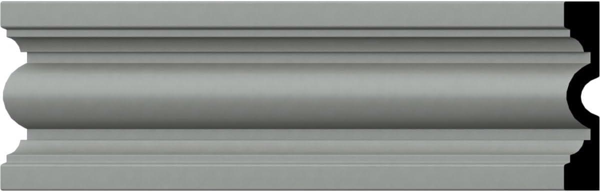 Ekena Millwork 4"H x 3/4"P x 94 1/2"L Gorleen Chair Rail (Set of 8)
