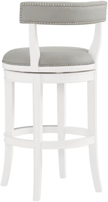 Hanover Solid Rubber Wood Swivel Counter And Bar Stool