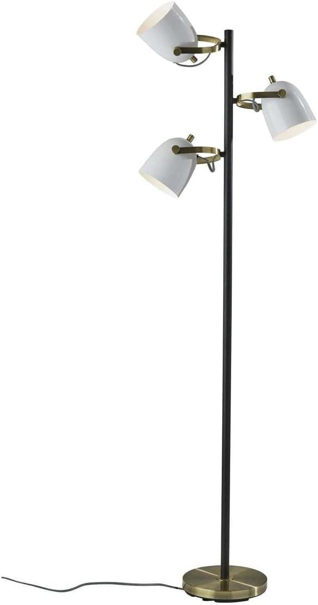 Kenneth Metal 3-Light Floor Lamp (65")