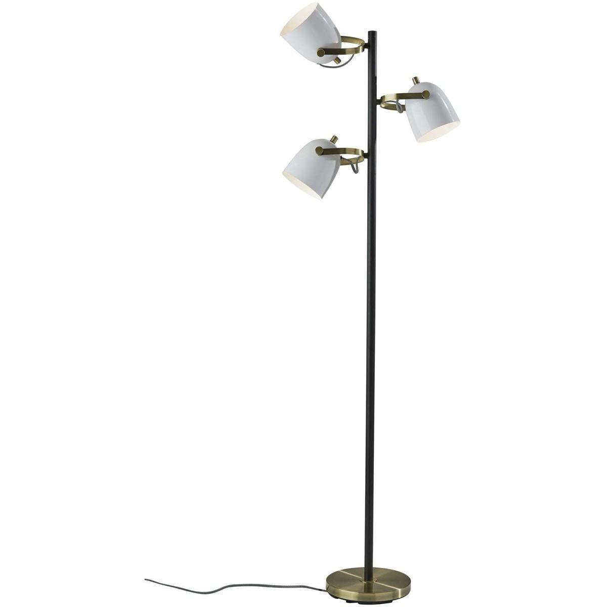 Kenneth Metal 3-Light Floor Lamp (65")